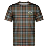 MacLaren Weathered Tartan Crest T-shirt